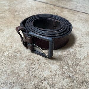 Men's Classic Brown Leather Belt